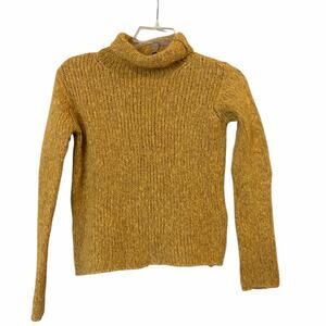 Max Mara Weekend Womens Size S Dark Yellow Turtleneck Knit Sweater